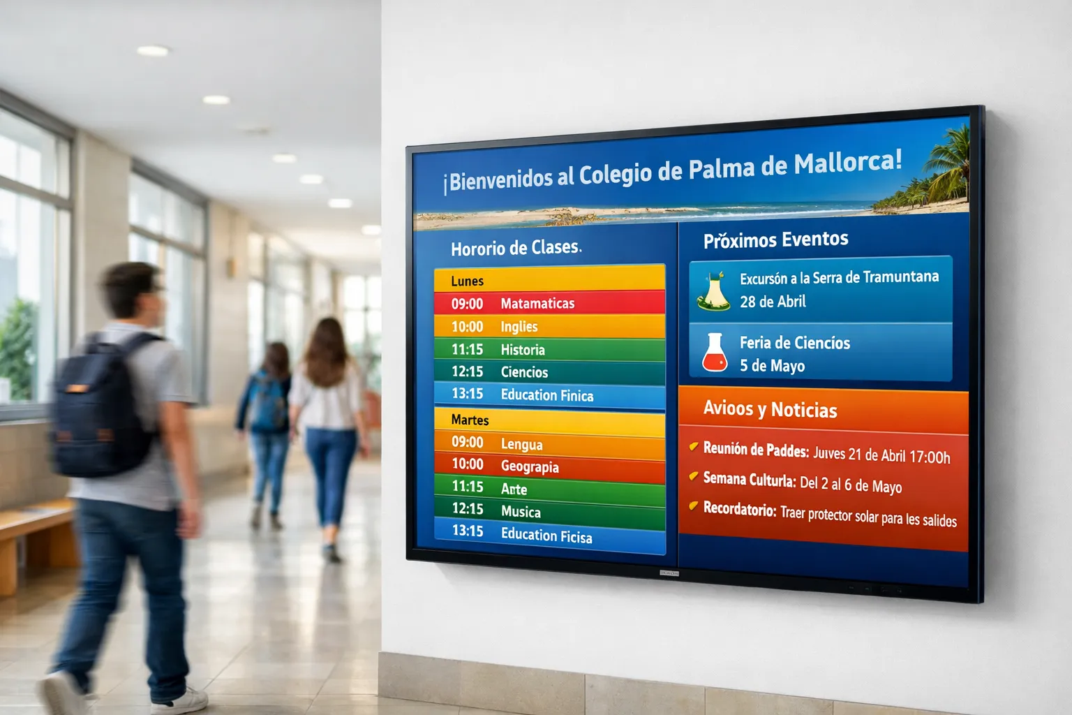 Innovación Educativa en Baleares: Cómo la Cartelería Digital Transforma los Centros de Enseñanza