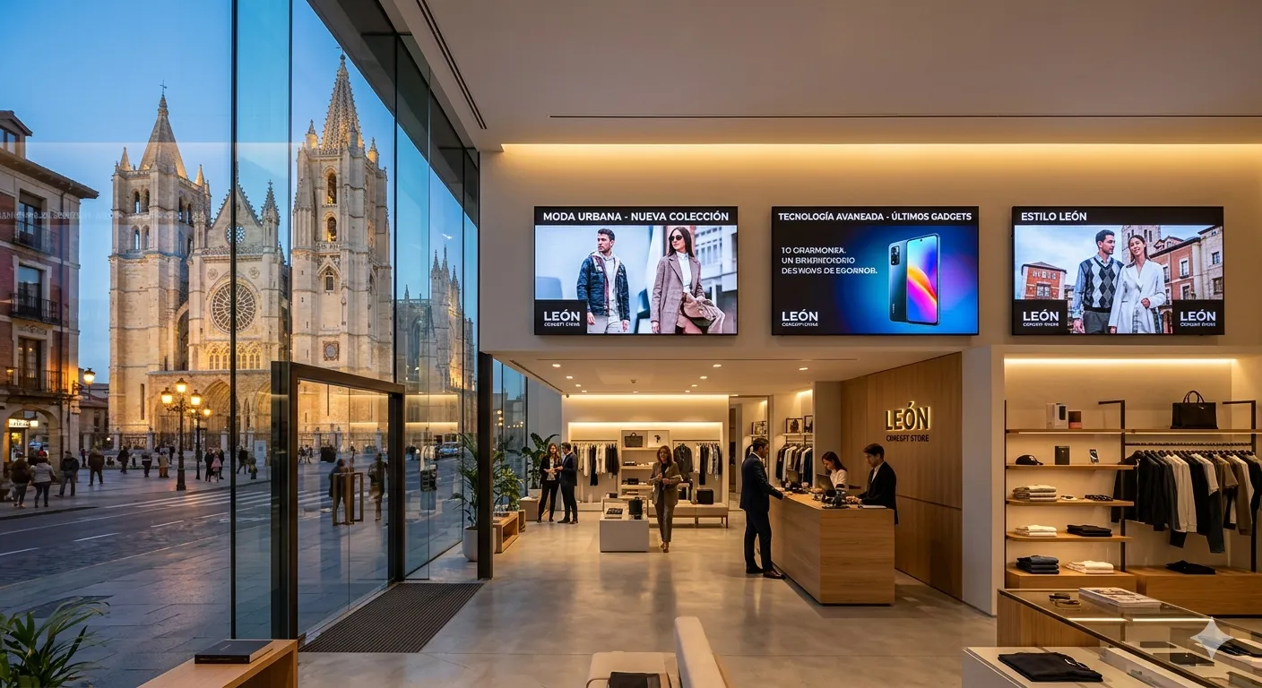 Digital Signage en León: La Revolución del Retail con Pantallas Inteligentes