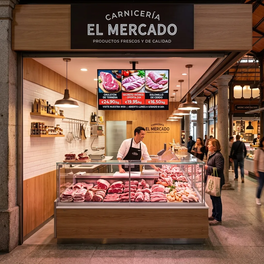 Cartelería Digital para Carnicerías: El Vendedor Silencioso de tus Productos Frescos