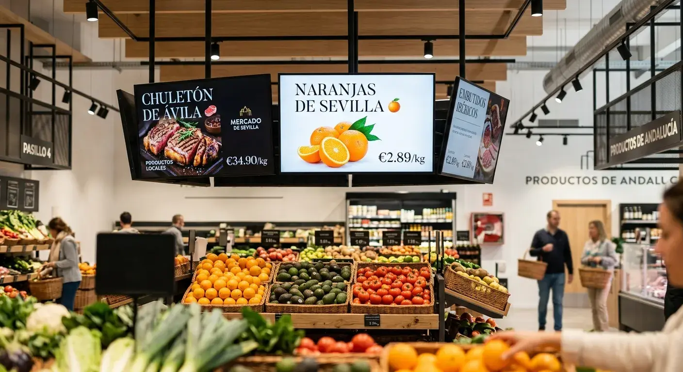Digital Signage para Supermercados en Sevilla: Revoluciona la Experiencia de Compra con PubliTV