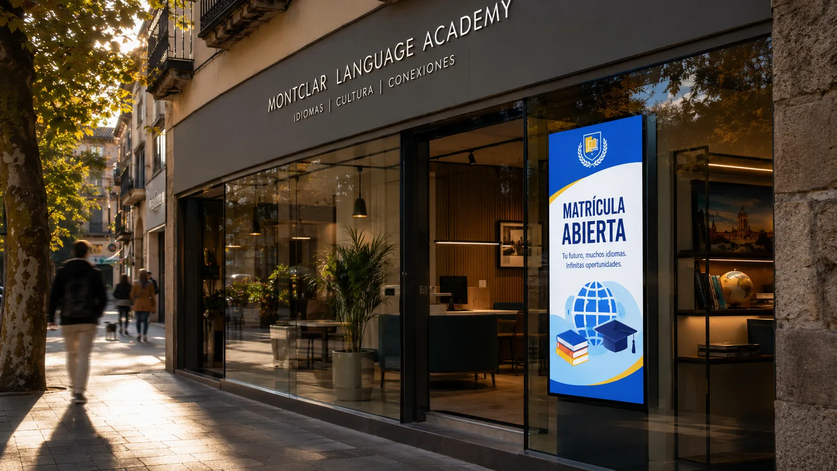 Transformación Digital en las Academias de Montclar: Impulse sus Matriculaciones con Cartelería de Alto Impacto