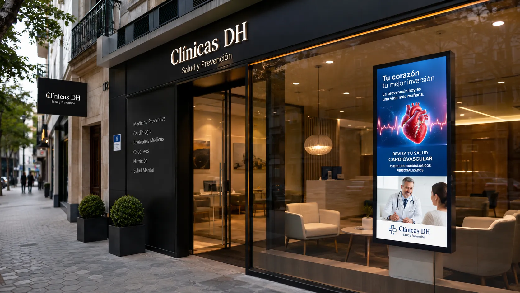 El Impacto Irreversible del Digital Signage en Clínicas y Salud: Atraer Tráfico Peatonal en España