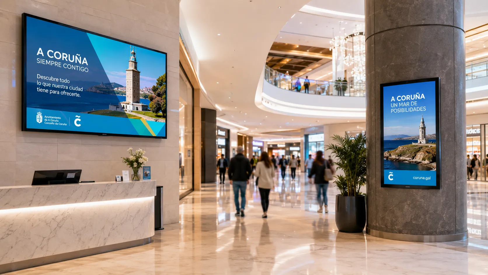 La Guía Definitiva: Impacto de la Cartelería Digital en Centros Comerciales de A Coruña