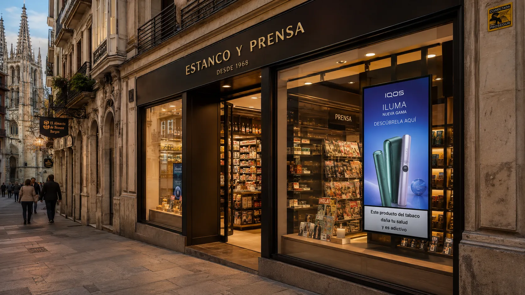Impacto de la Cartelería Digital en Estancos y Prensa de Burgos: Despídase del Folleto Viejo