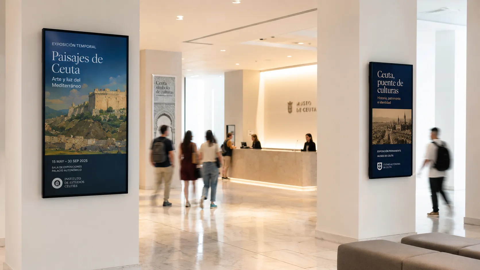 Revolución Cultural en Ceuta: Cómo modernizar tu museo o centro cultural con Cartelería Digital de interior