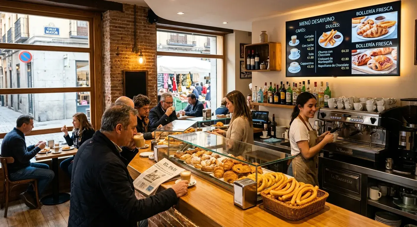 Instalación real de PubliTV / iDiRed en sector Bares y Cafeterías
